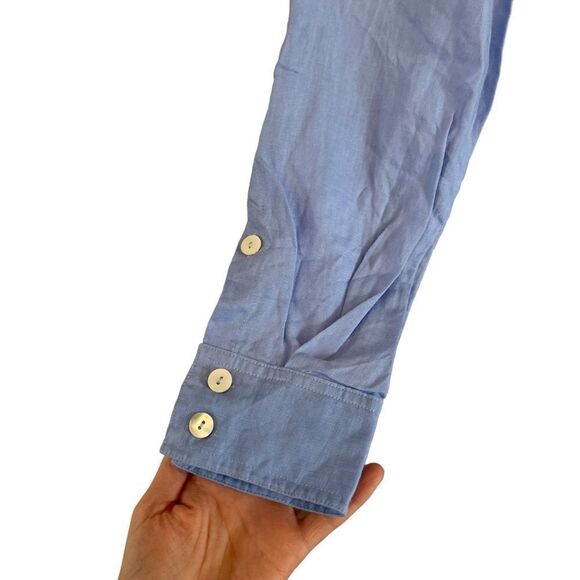 Tyler böe 100% linen button up tunic. Size 6 - Picture 8 of 12